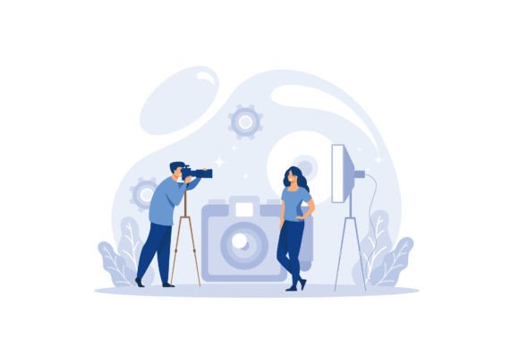 Download Taking Part in Photo Session Concept. - Photo Collection