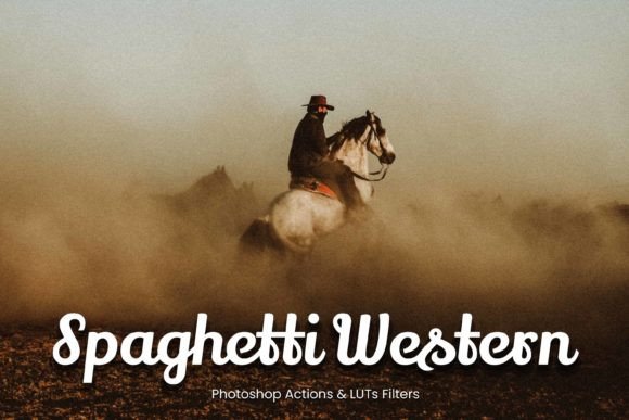Download 10 Spaghetti Western Photoshop Actions - Photo Collection