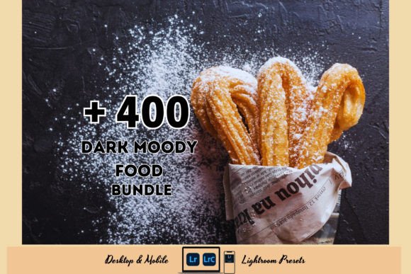 Download 400+ Dark Moody Food Lightroom Presets - Premium Resources