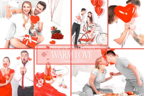 Download 12 Photoshop Actions, Warm Love Ps - Photo Collection