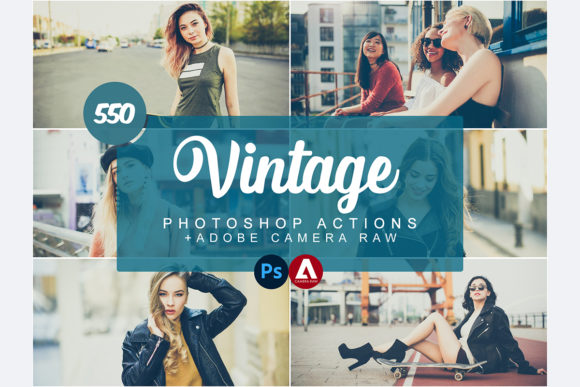 Download Vintage Photoshop Actions - Photo Collection