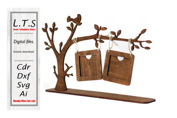 Download Photo Frame Tree. Laser Cut File - Premium Bundle