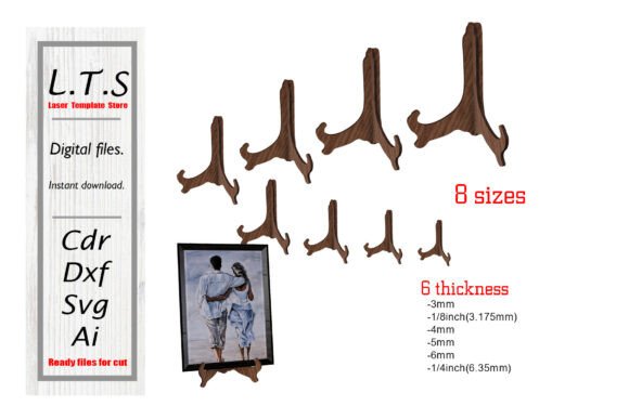Download Photo Frame Display Laser Cut File - Premium Bundle