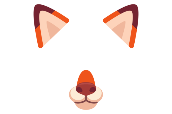 Download Fox Nose and Ears. Photo Filter Cartoon - Photo Collection