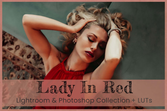 Download Lady in Red Lightroom Photoshop LUT - Photo Collection